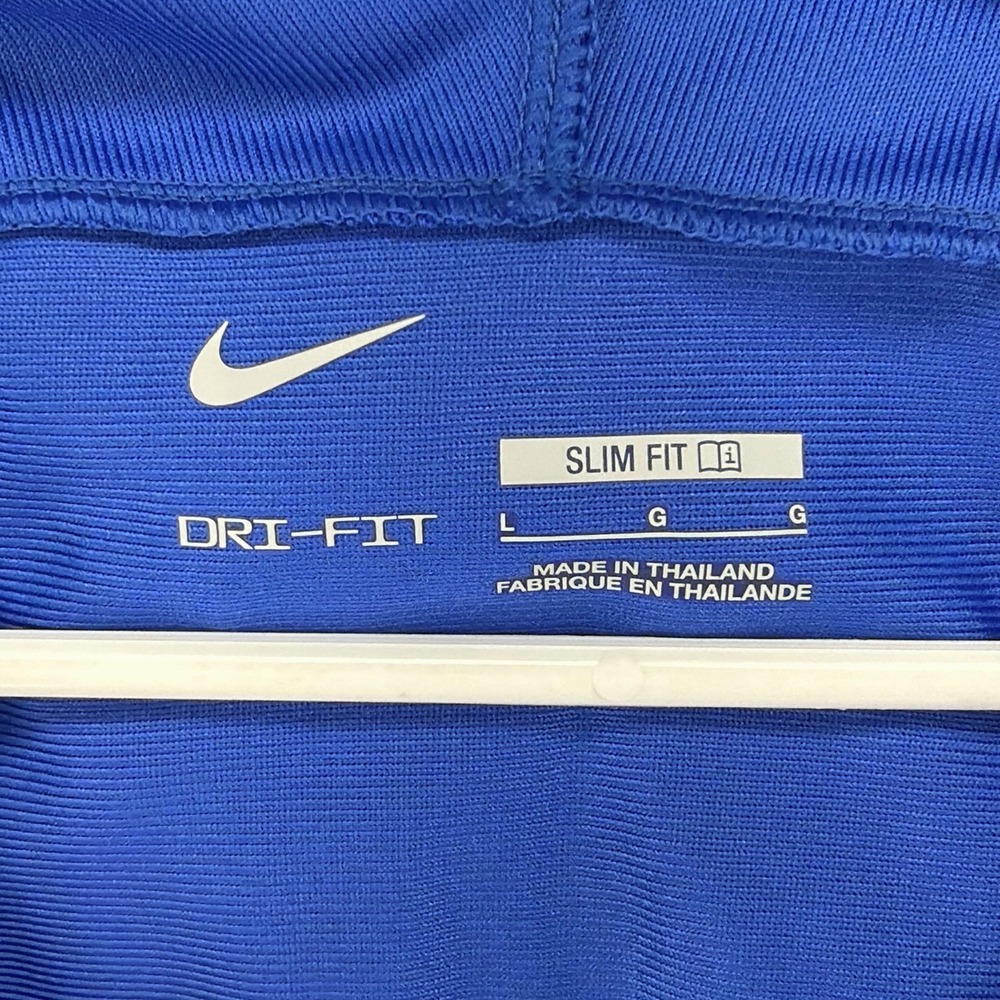 Nike England Strike Hooded Track Jacket Mens Large Blue Full Zip Slim Fit Soccer - Picture 11 of 16